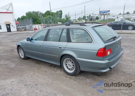 2002 BMW 525Ita z USA, uszkodzony, nr VIN WBADS434X2GD86891